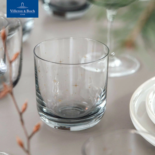 Набор новогодних стаканов для воды и сока, 2 шт, 200 мл, Winter Glow, like by Villeroy & Boch, Хрустальное стекло фото