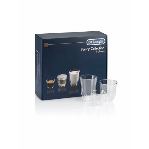 Набор стаканов De'Longhi Mix Glasses Set DLSC302, 6 шт., прозрачный фото