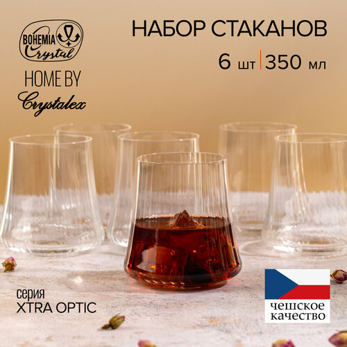 фотография Стакан Crystalex Xtra Optic 350 мл, 6 штук, купить за 3241р