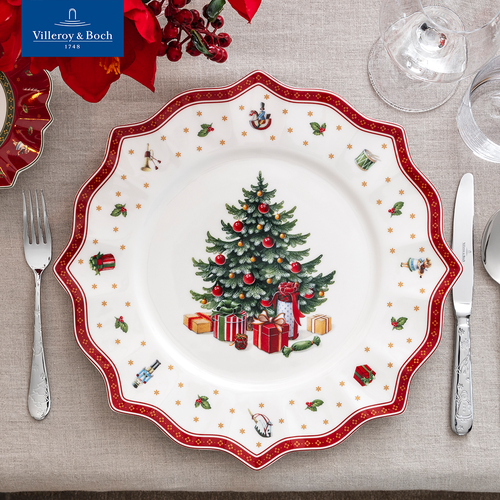 Тарелка новогодняя 35 см, Toy's Delight, Villeroy & Boch, Премиум-Фарфор фото