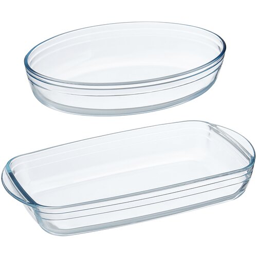 Форма универсальная Pyrex 900S030, 2 шт., 2.6 л, 30 см, 22х22 см фото