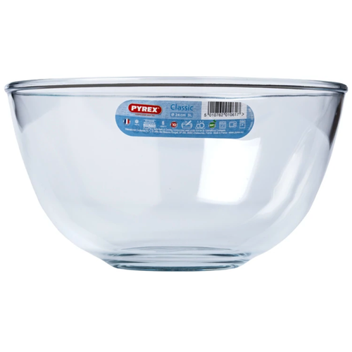 Миска Pyrex Classic 181B000 3 л,24 см,прозрачный фото