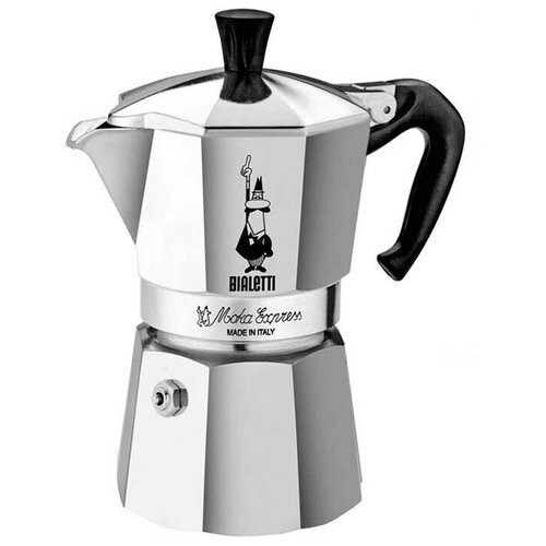 Гейзерная кофеварка Bialetti Moka Express 1168 (80 мл) 2 порции фото