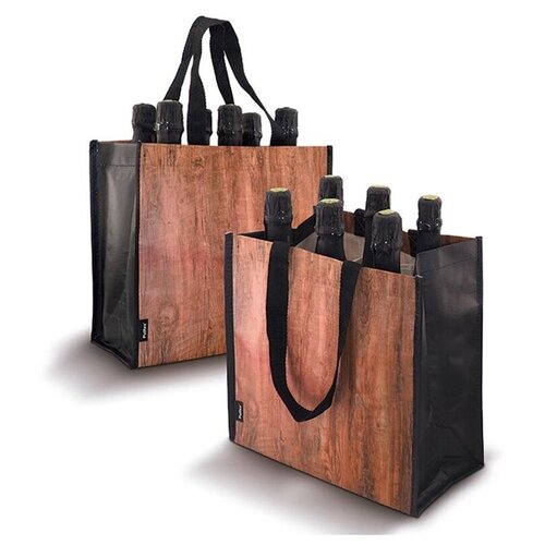 Сумка на 6 бутылок Wood Wine Bag Pulltex фото