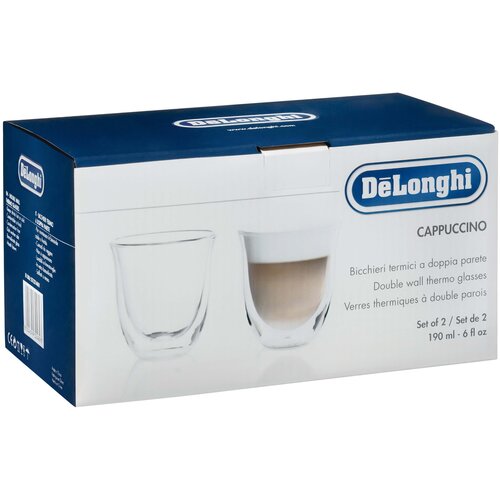 фотография Кружка De'Longhi Cappuccino, 190 мл, 2 предм., 2 персоны, купить за 1490р