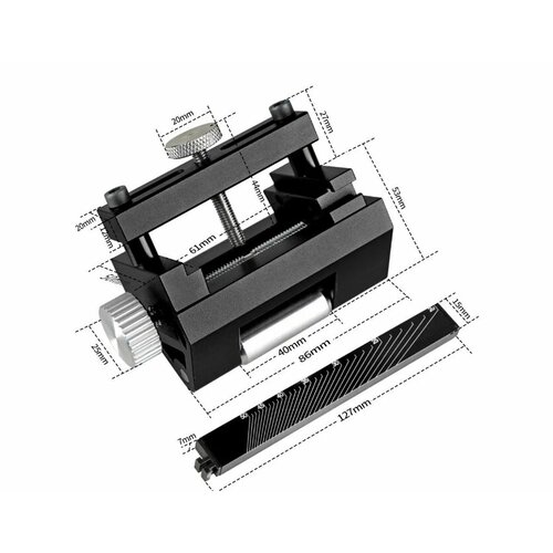 Точилка для стамесок и ножей рубанка. С линейкой выставления угла заточки фото