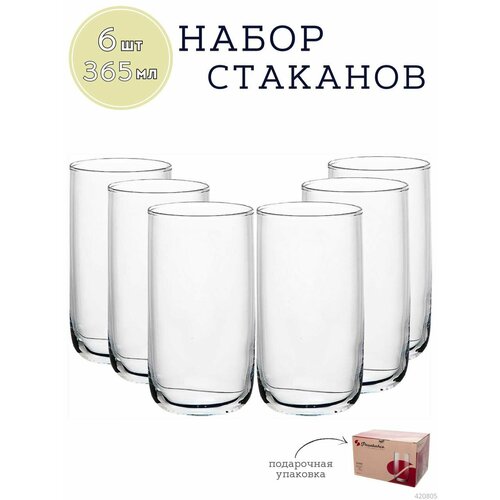 фотография Стаканы Айконик 6 шт, 365 мл, купить за 1010р