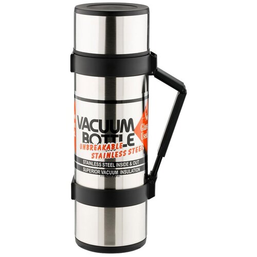 Классический термос чаша Thermos NCB, 1.8 л, стальной/черный фото