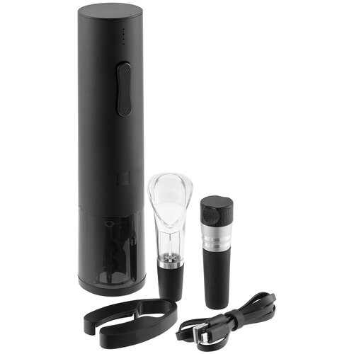 Штопор электрический HUOHOU Electric Wine Bottle Opener Basic HU0047, 4 в 1, черный фото