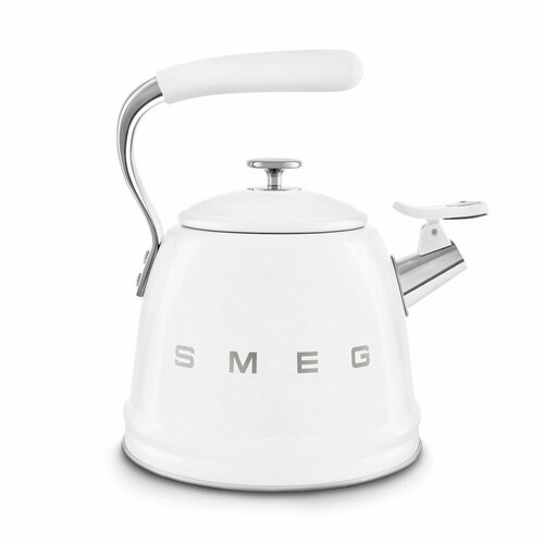 Чайник со свистком Smeg CKLW2001WH фото