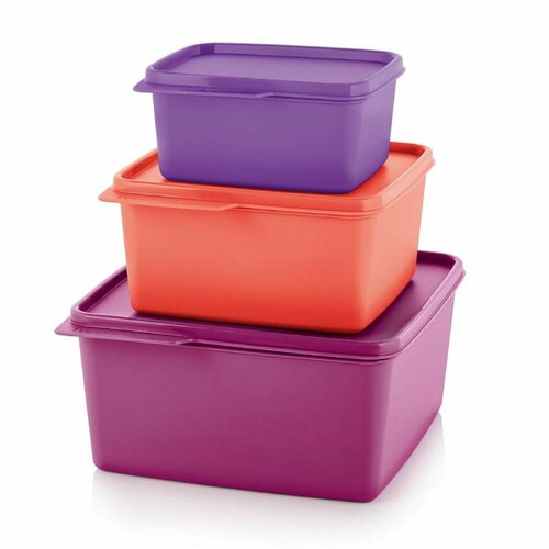 Tupperware Набор Каскад фиолетовый, красный, сиреневый фото