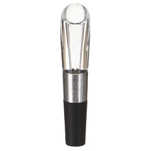 Аэратор для вина Circle Joy Аэратор-струер Circle Joy Wine aerator & pourer (CJ-DXJQ01) (русская версия!), черный, черный/серебристый фото