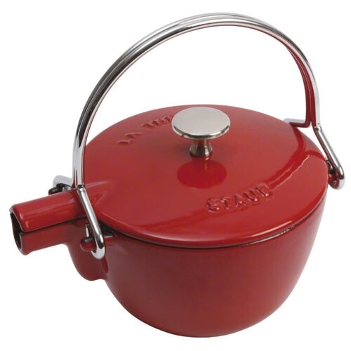 Чайник круглый Staub 16,5 см, 1,15 л, вишневый 1650006 фото