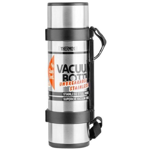 Классический термос чаша Thermos NCB, 1.2 л, стальной/черный фото