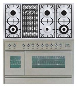 ILVE PSW-120B-VG Stainless-Steel Kitchen Stove Photo