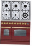 ILVE PDN-906-MP Red Kitchen Stove
