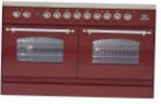 ILVE PDN-120FR-MP Red Kitchen Stove