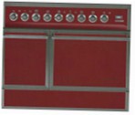 ILVE QDC-90F-MP Red Σόμπα κουζίνα