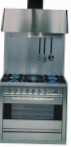 ILVE P-90V-VG Stainless-Steel Kitchen Stove