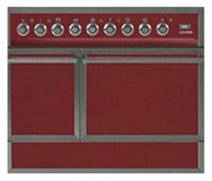 ILVE QDC-90R-MP Red Kitchen Stove Photo
