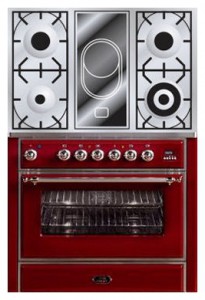 ILVE M-90VD-MP Red موقد المطبخ صورة فوتوغرافية