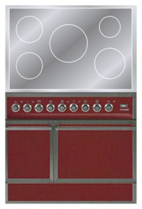 ILVE QDCI-90-MP Red Σόμπα κουζίνα φωτογραφία