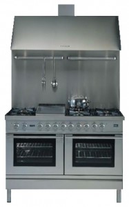ILVE PDF-120S-VG Stainless-Steel Σόμπα κουζίνα φωτογραφία