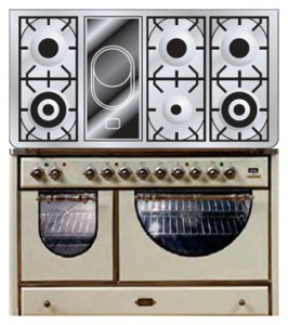 ILVE MCSA-120VD-MP Antique white 厨房炉灶 照片