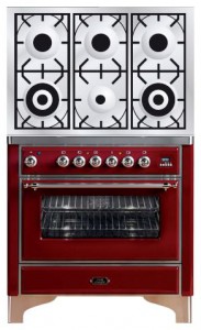 ILVE M-906D-VG Red Kitchen Stove Photo