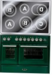 ILVE MTDE-100-E3 Green Estufa de la cocina