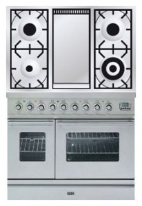 ILVE PDW-100F-MW Stainless-Steel Kitchen Stove Photo