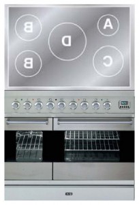 ILVE PDFI-90-MP Stainless-Steel Fornuis Foto