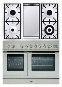 ILVE PDL-100F-MW Stainless-Steel Kitchen Stove Photo