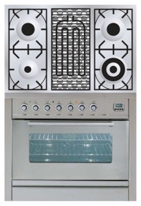 ILVE PW-90B-VG Stainless-Steel Cuisinière Photo
