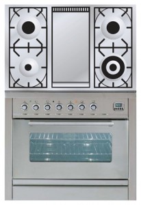 ILVE PW-90F-VG Stainless-Steel Cuisinière Photo