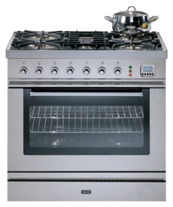 ILVE P-80L-VG Stainless-Steel Kitchen Stove Photo