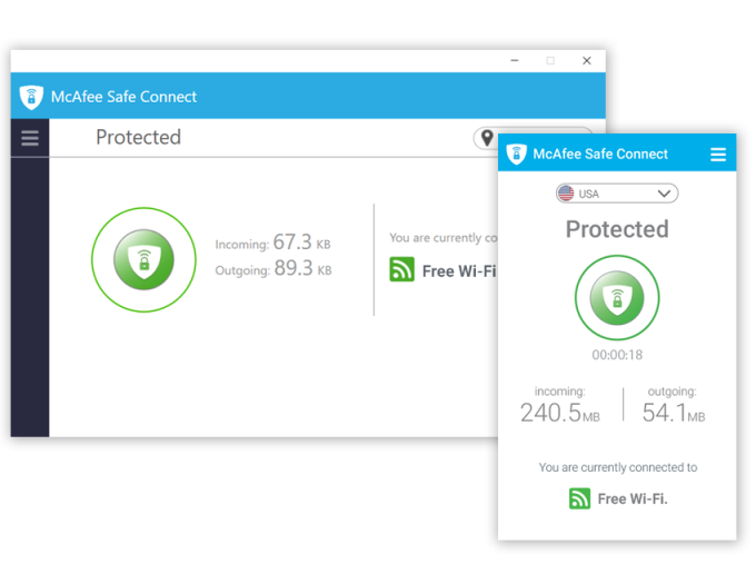 McAfee Safe Connect VPN (1 Year / 5 Devices) 19.75 usd