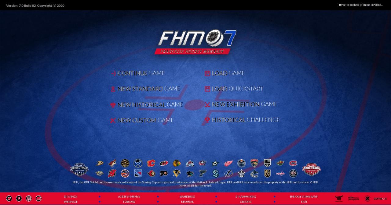 Franchise Hockey Manager 7 EU Steam Altergift 21.97 usd