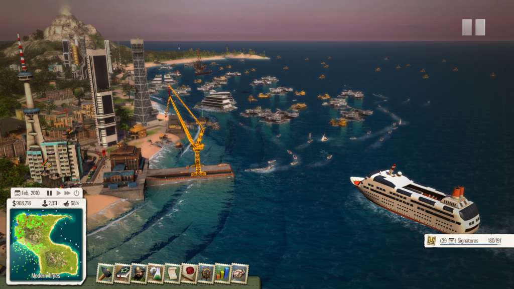 Tropico 5 - Waterborne DLC Steam CD Key 0.49 usd