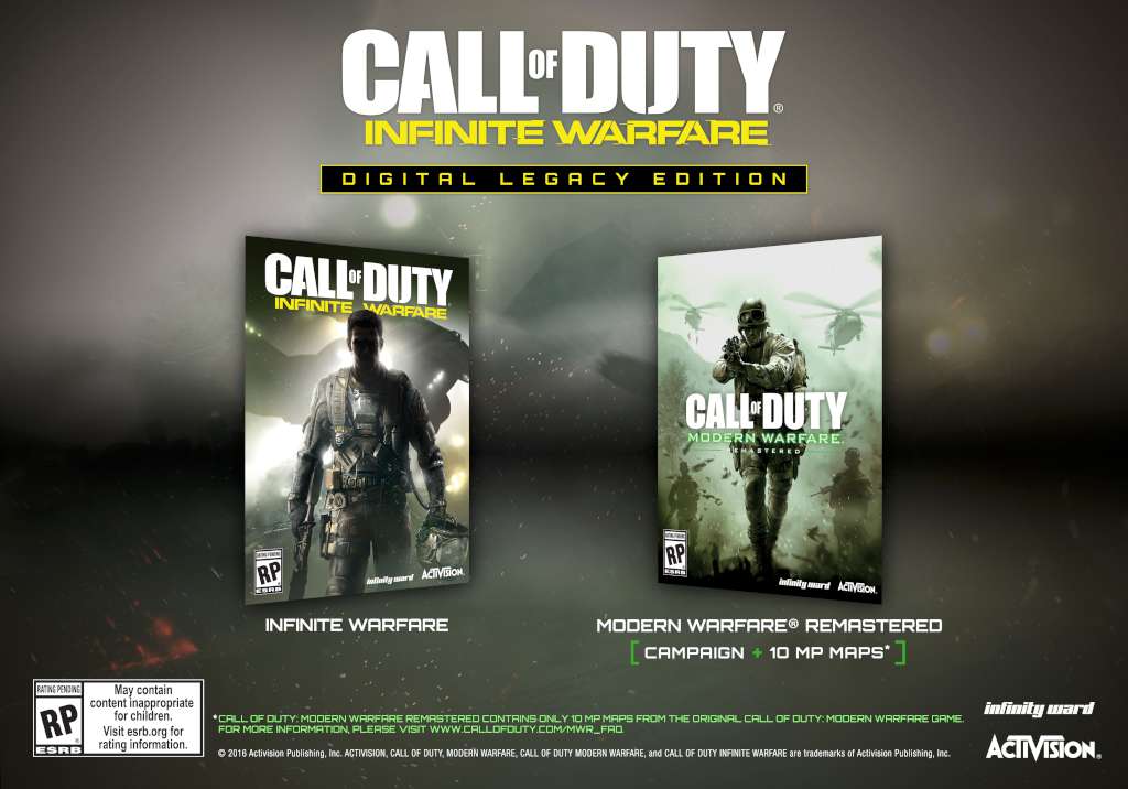 Call of Duty: Infinite Warfare Legacy Edition NA Steam CD Key 68.2 usd
