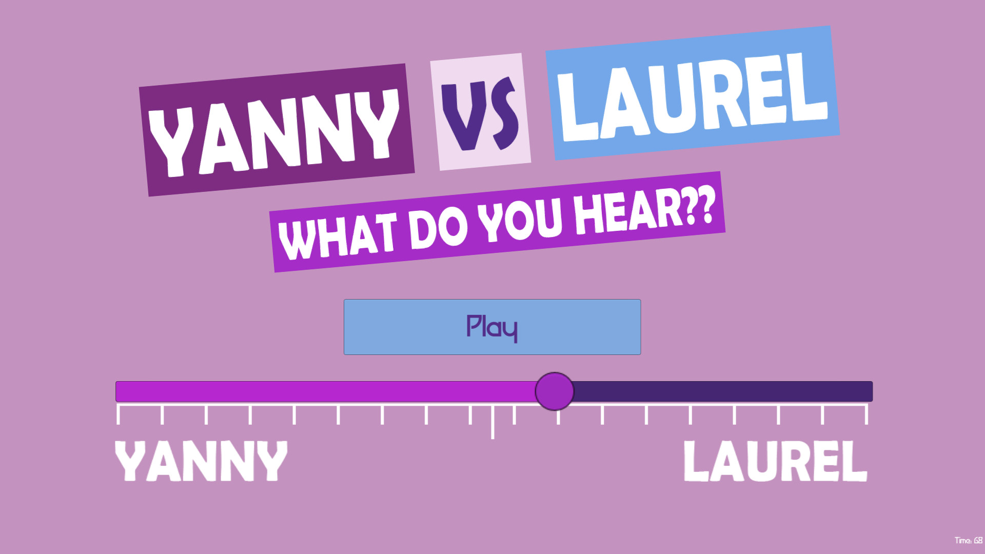 What do you hear?? Yanny vs Laurel Steam CD Key 0.75 usd
