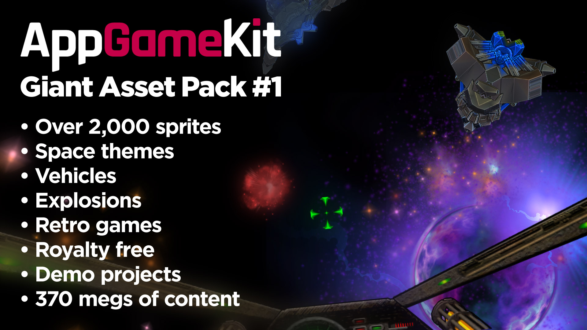 AppGameKit Classic - Giant Asset Pack 1 DLC EU Steam CD Key 2.18 usd
