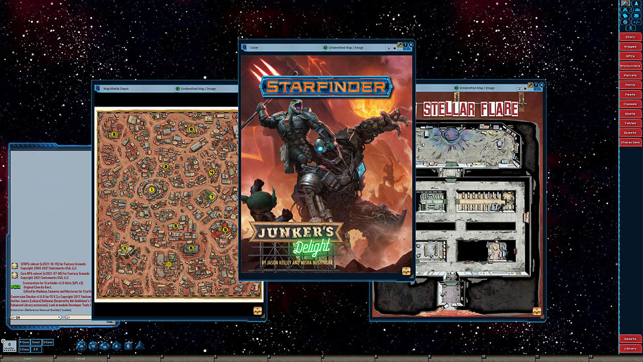Fantasy Grounds - Starfinder RPG - Junker's Delight Steam CD Key 2.41 usd