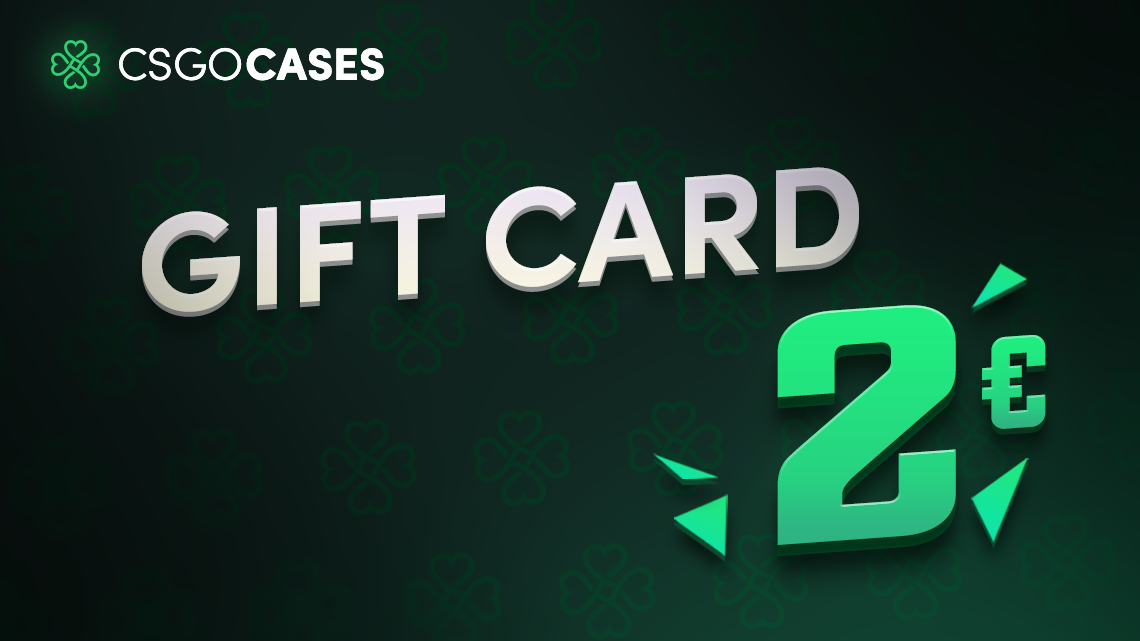 CsgoCases - 2€ Gift Card 2.58 usd