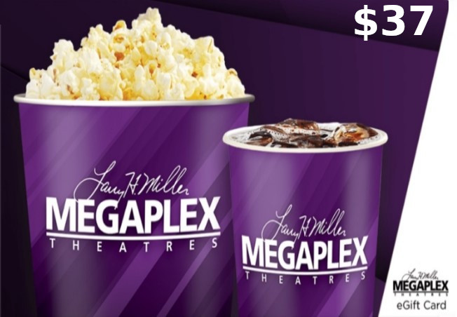 Megaplex Theatres $37 Gift Card US 26.55 usd