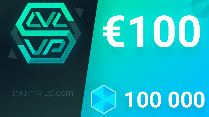 SteamlvlUP €100 Gift Code 97.8 usd