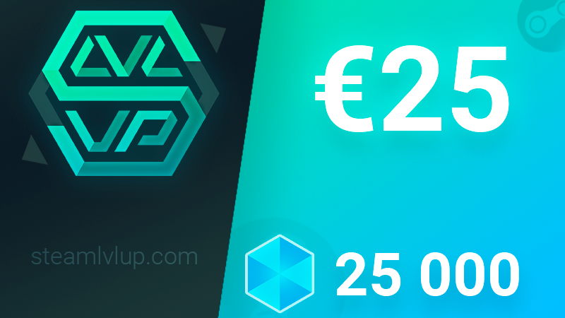 SteamlvlUP €25 Gift Code 26.1 usd