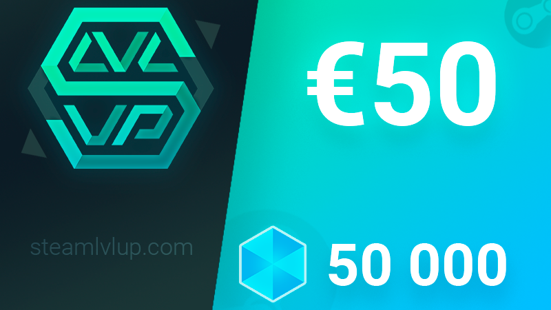 SteamlvlUP €50 Gift Code 48.98 usd