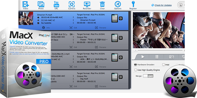 MacX Video Converter Pro Key (Lifetime / 1 MAC) 39.04 usd