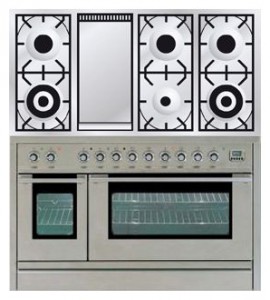 ILVE PSL-120F-VG Stainless-Steel اجاق آشپزخانه عکس